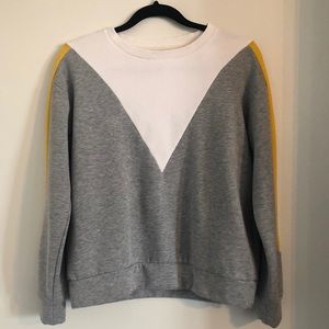 Topshop color block sweater